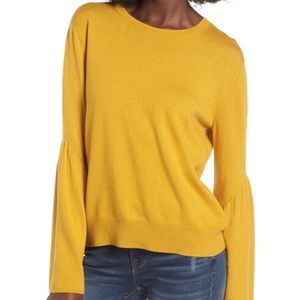 Leith mustard yellow sweater